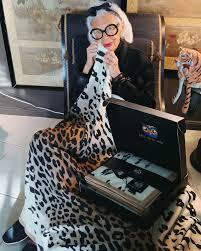 Iris Apfel with Eshel